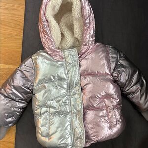 Baby gap metallic winter jacket